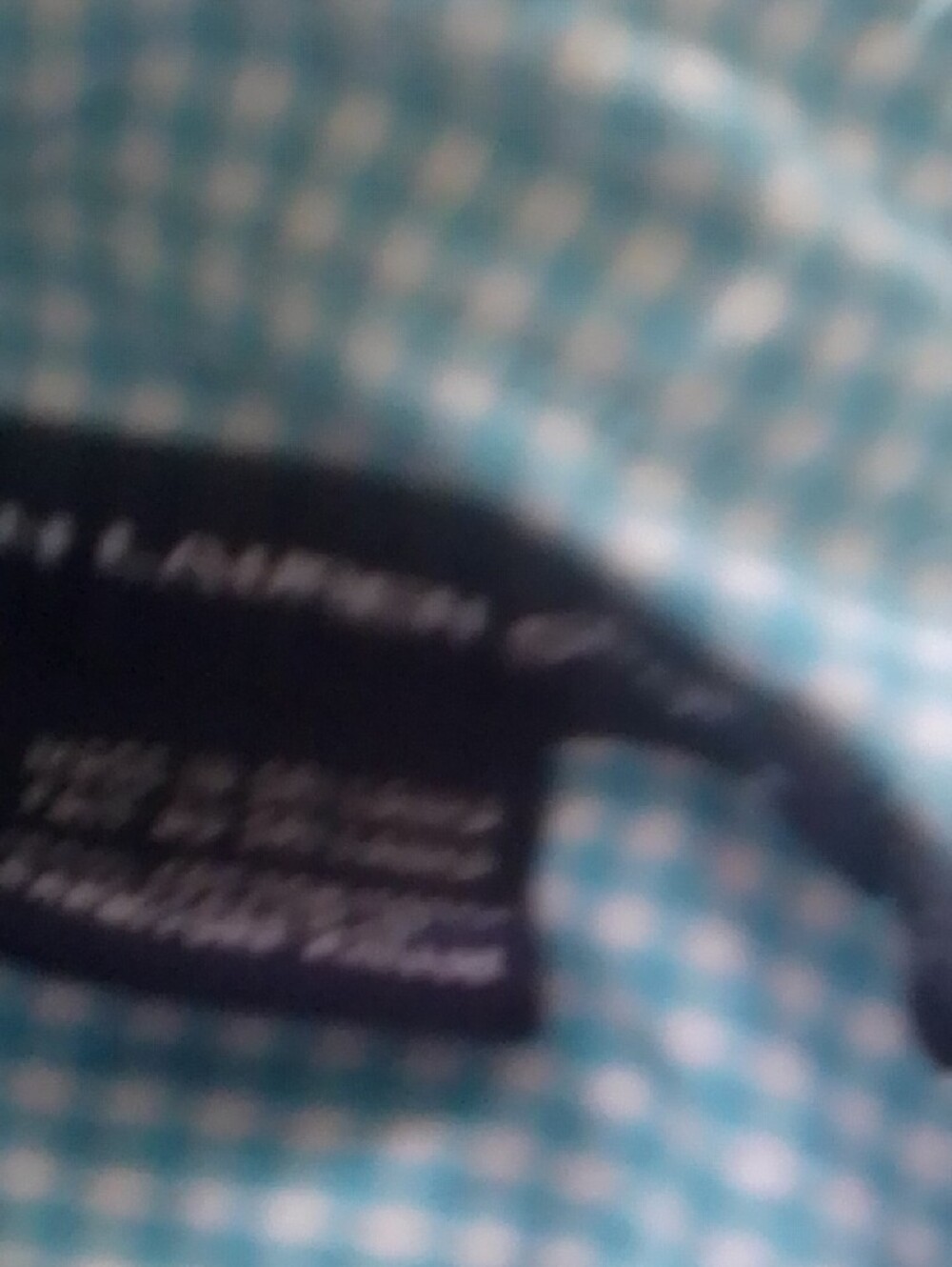 ORalph Lauren Blue Gingham Button-Up Blouse - Picture 3 of 7